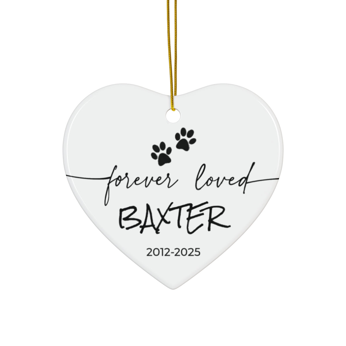Pet Loss Sympathy Gift Ornament