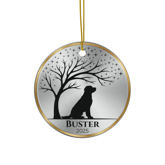 Custom Dog Angel Memorial Ornament