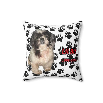 Pet Memorial Pillow, Custom Pet Sympathy Gift, Photo Pet Memory Cushion, Personalized Pet Loss Keepsake, Remembrance Pillow #2