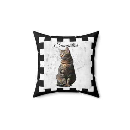 Custom Pet Memorial Pillow – Personalized Pet Photo Cushion & Sympathy Gift