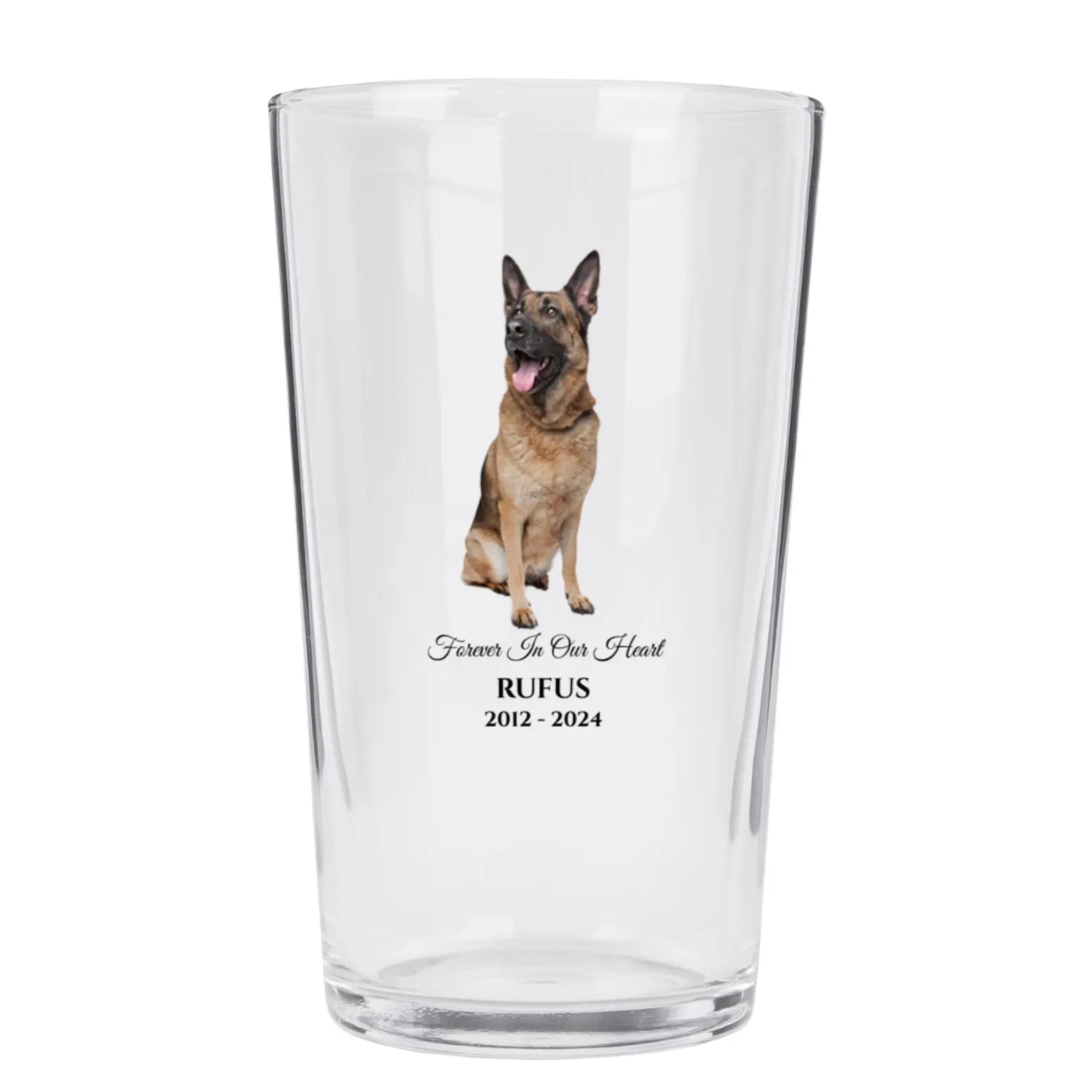 Pet Memorial Pint Glass – Personalized Tribute Gift
