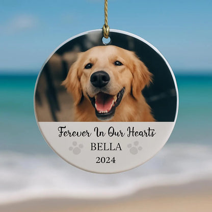 “Honor Your Pet's Memory with a Personalized Ornament That Lasts Forever