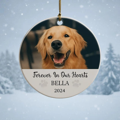 “Honor Your Pet's Memory with a Personalized Ornament That Lasts Forever