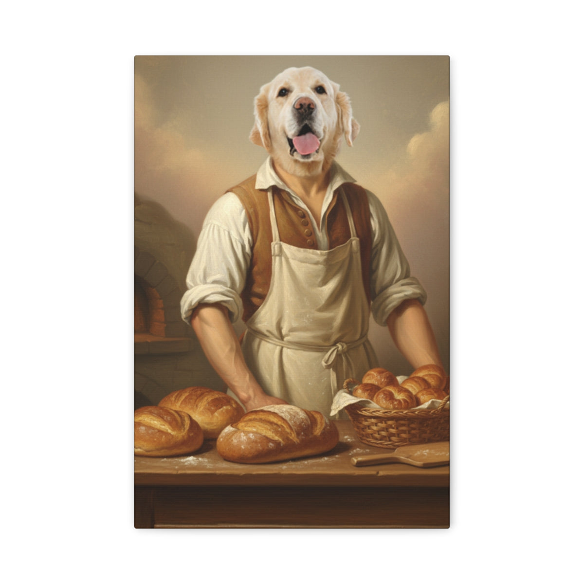 Renaissance Pet Portrait - The Baker