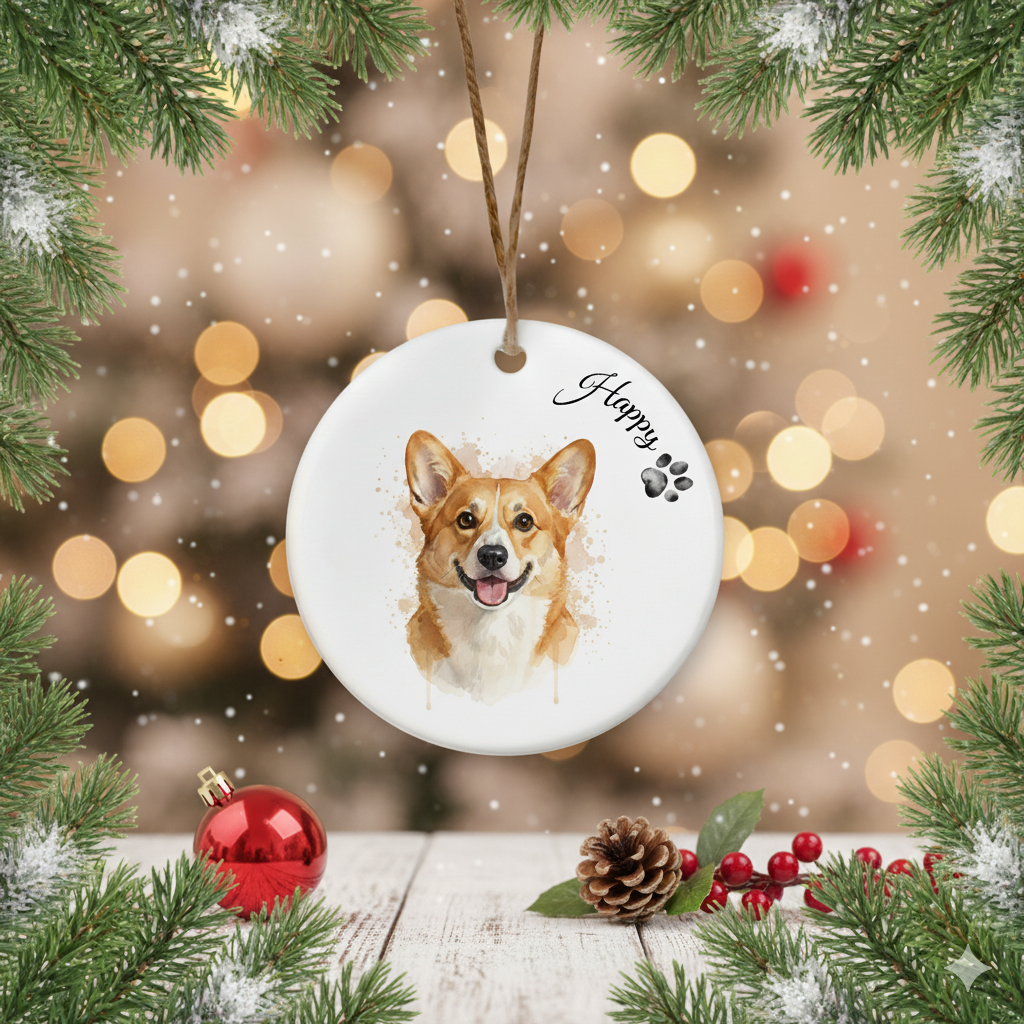 Personalized Dog Memorial Ornament – Forever Loved Keepsake
